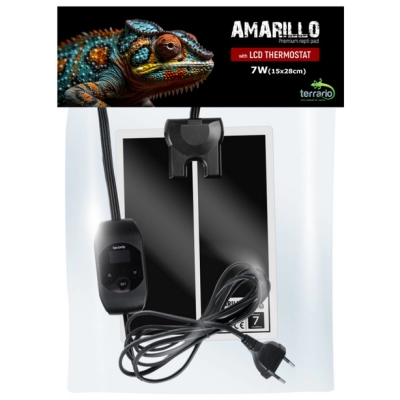Terrario Amarillo | Mata grzewcza z termostatem 7W | 15x28cm
